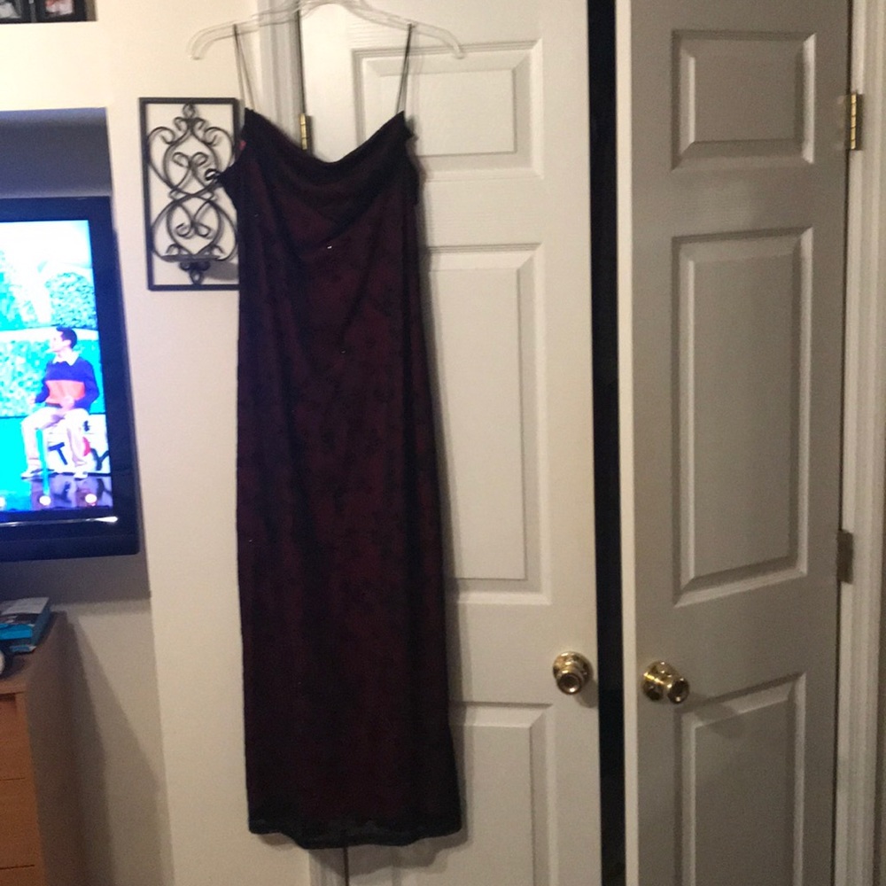 Spaghetti strap prom or Christmas dress! Worn once